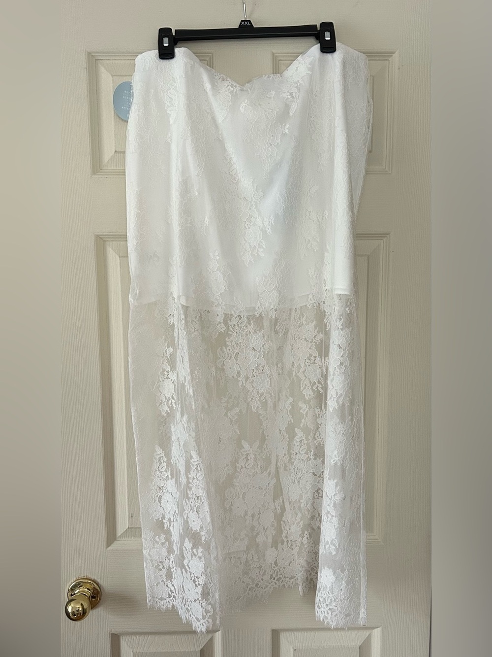 NWT Hill House Olympia skirt in white lace XXL